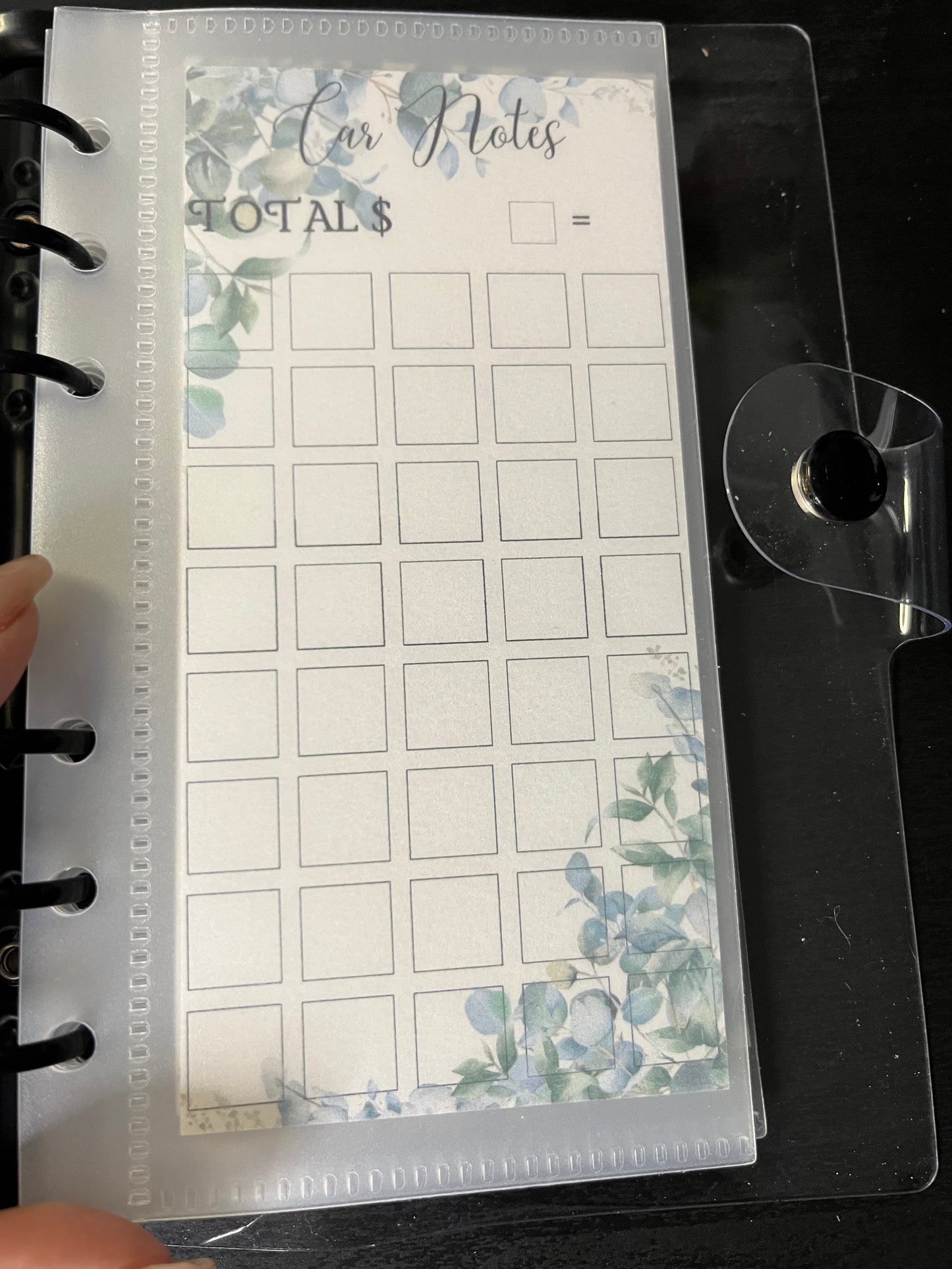 Flowers One Month Ahead Savings Challenge Binder Bundle