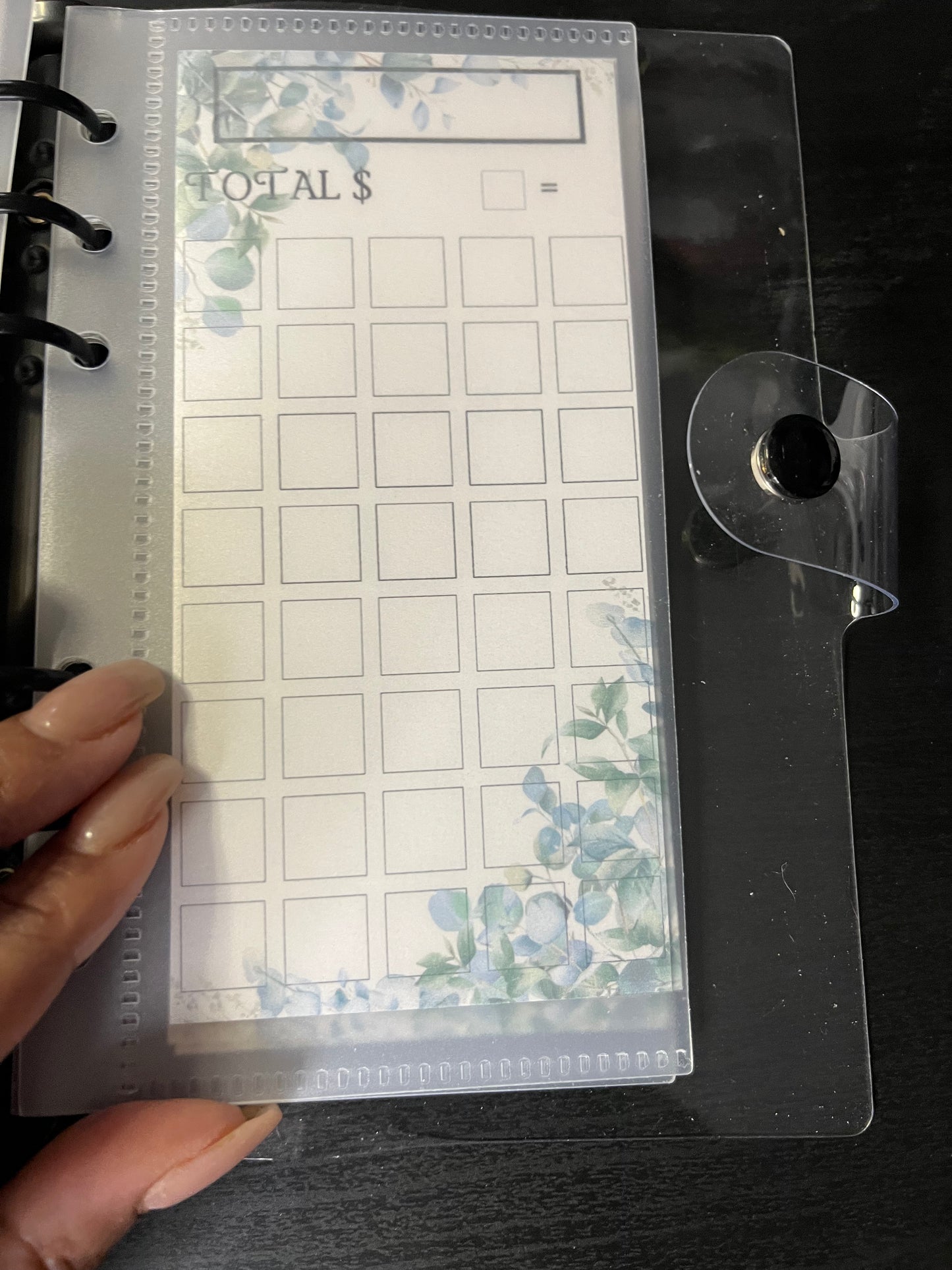 Flowers One Month Ahead Savings Challenge Binder Bundle