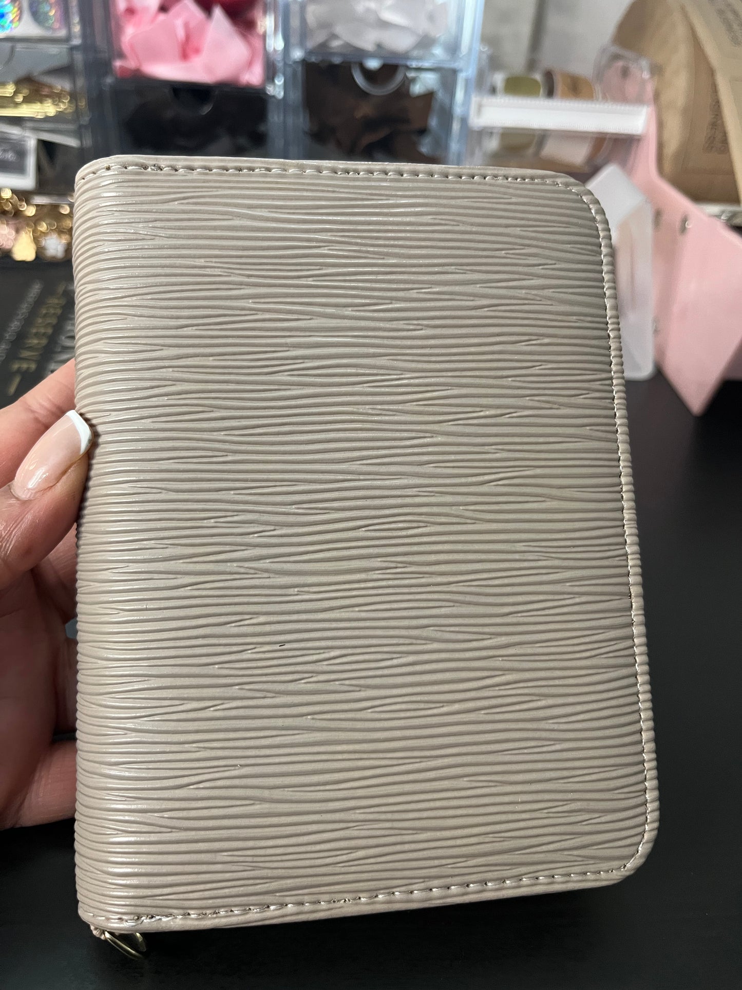 The Haven– A7 Zippered Binder Wallet with Wristlet