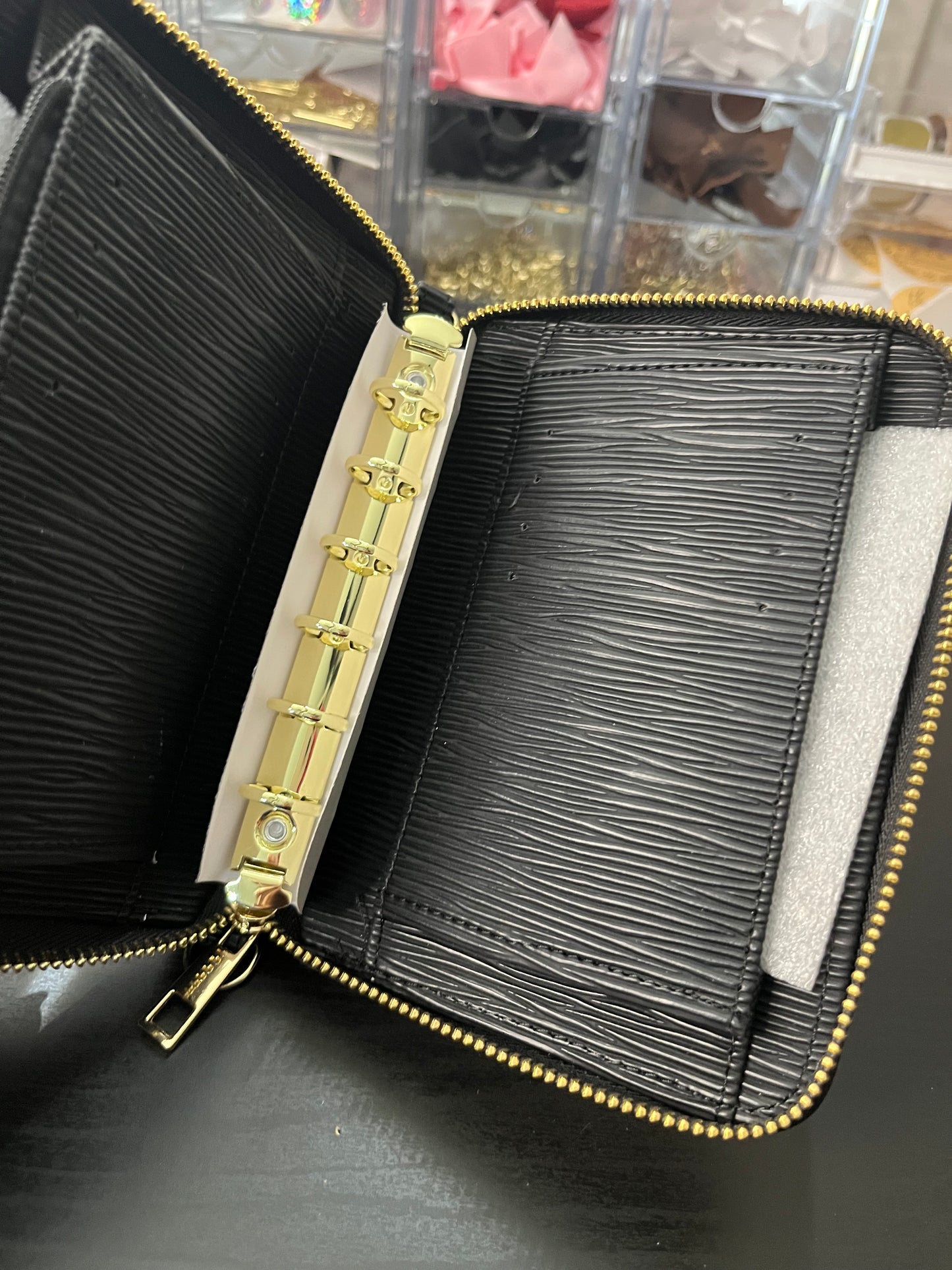 The Haven– A7 Zippered Binder Wallet with Wristlet