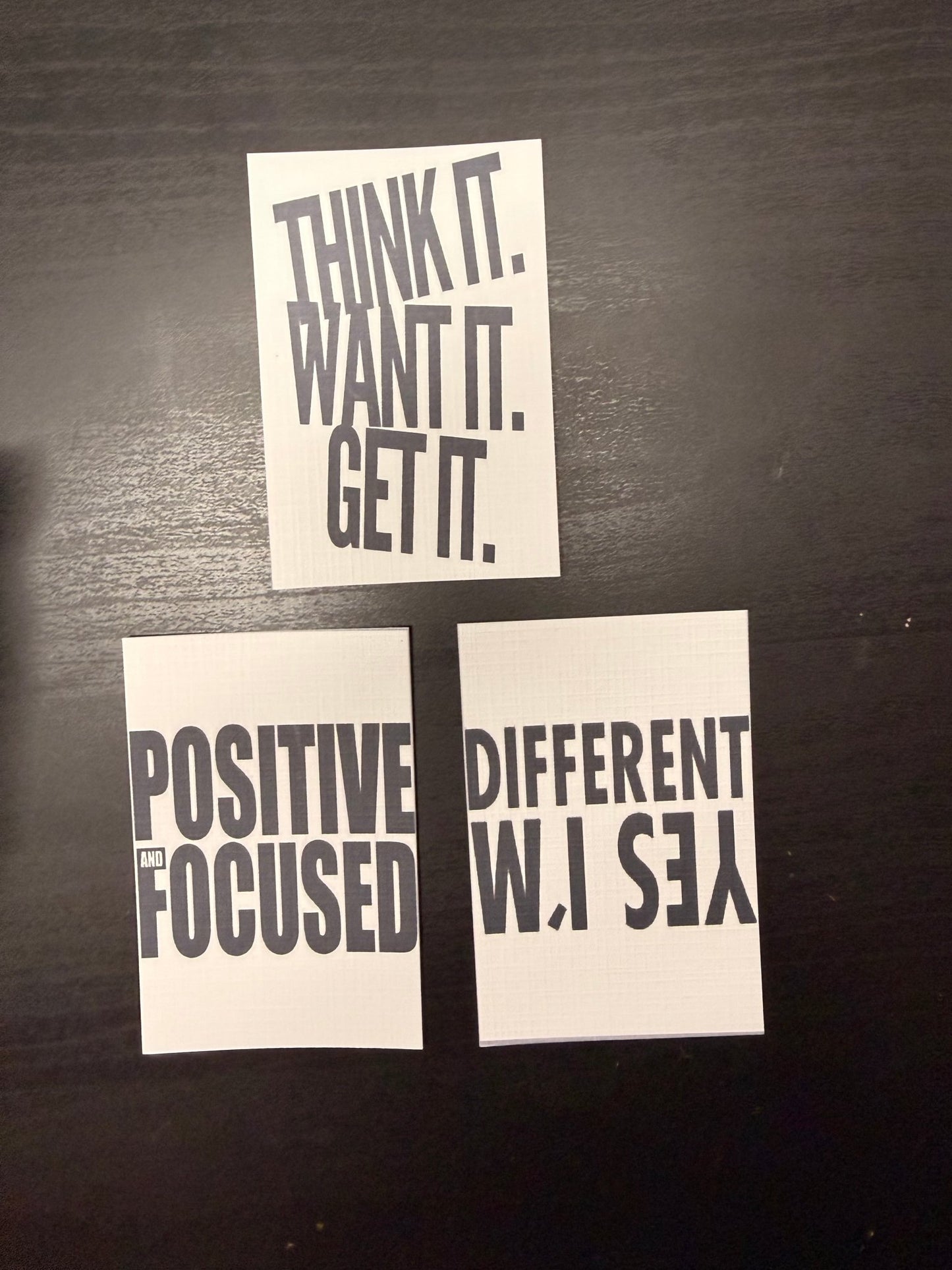 Quote Cards| Decor Card Set | Multiple Styles | (3 Pack) - ModestDollarCo