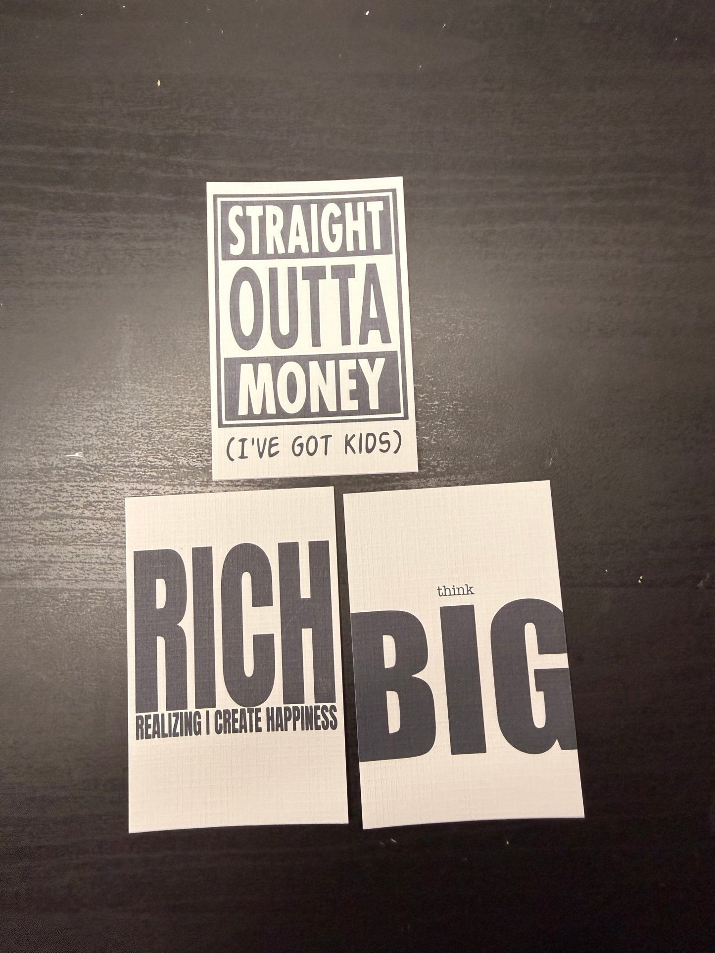 Quote Cards| Decor Card Set | Multiple Styles | (3 Pack) - ModestDollarCo