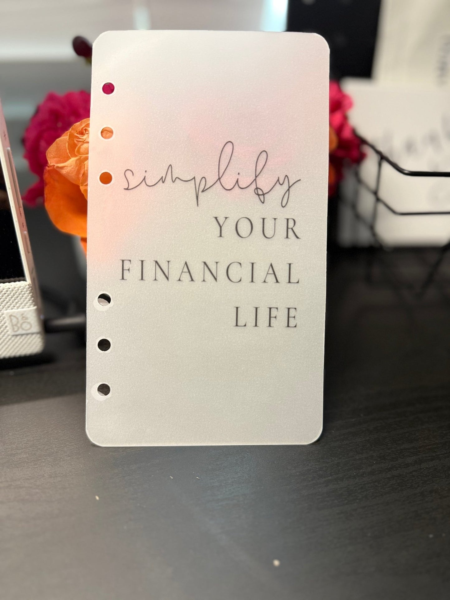 Simplify Budget Dashboard Insert | Multiple Sizes - ModestDollarCo
