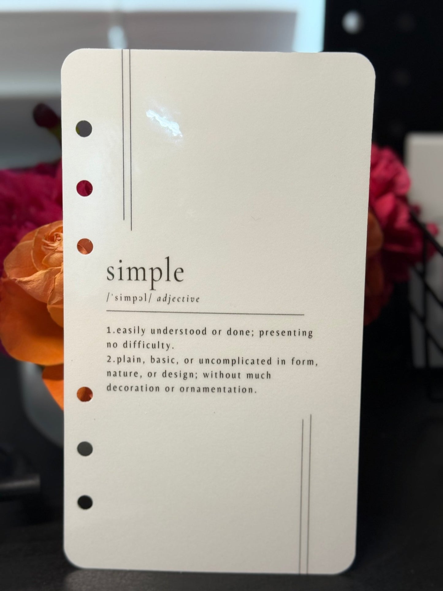 Simple Budget Dashboard Insert | Multiple Sizes - ModestDollarCo