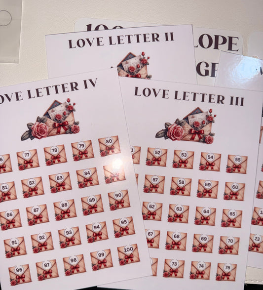 The Love Letter Challenge | 100 Envelope Savings Challenge – Save $5,050