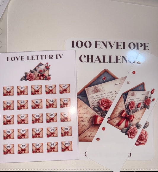 The Love Letter Challenge | 100 Envelope Savings Challenge – Save $5,050