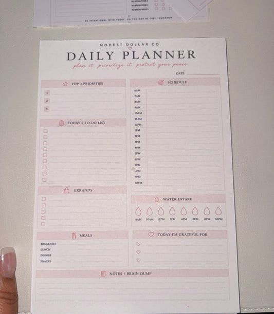 The Modest Desk™ A5 Budget & Planning Notepad Collection