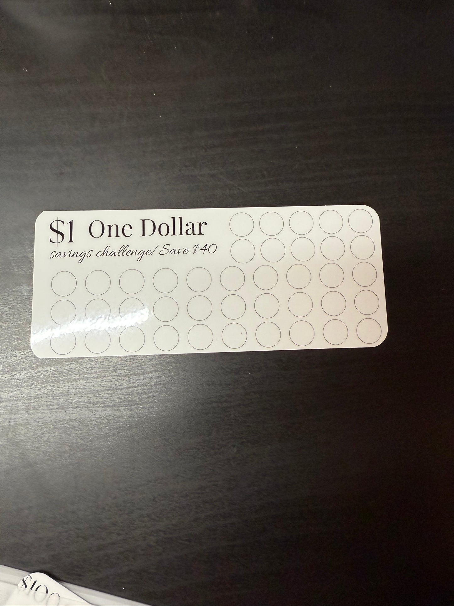 Denominations Savings Trackers