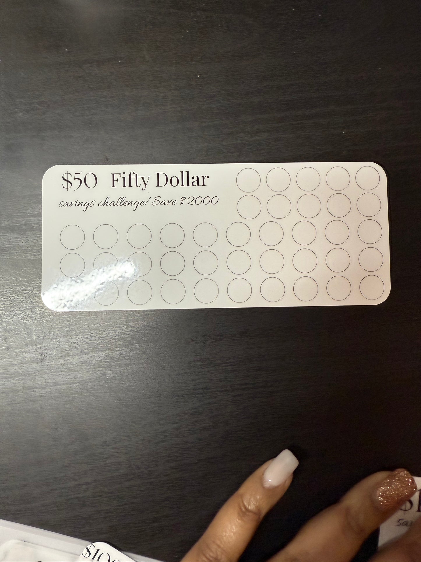 Denominations Savings Trackers