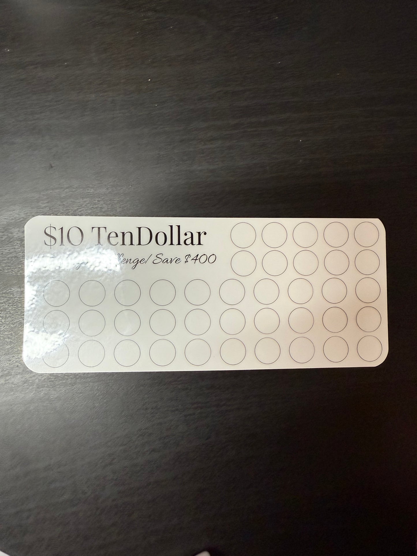 Denominations Savings Trackers