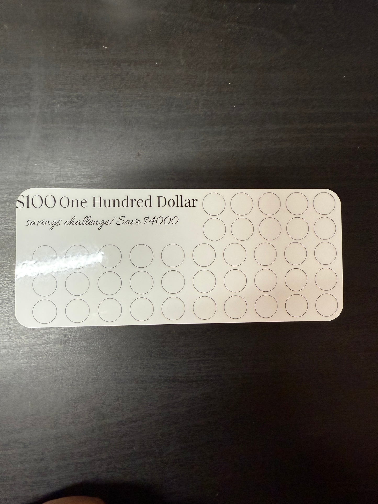 Denominations Savings Trackers