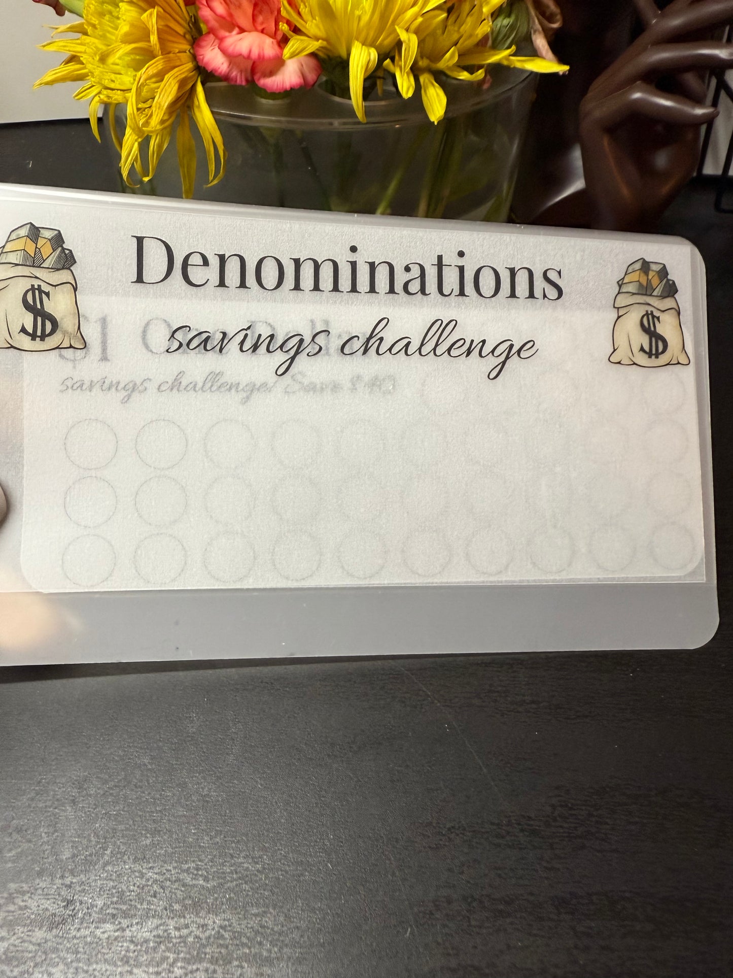 Denominations Savings Trackers
