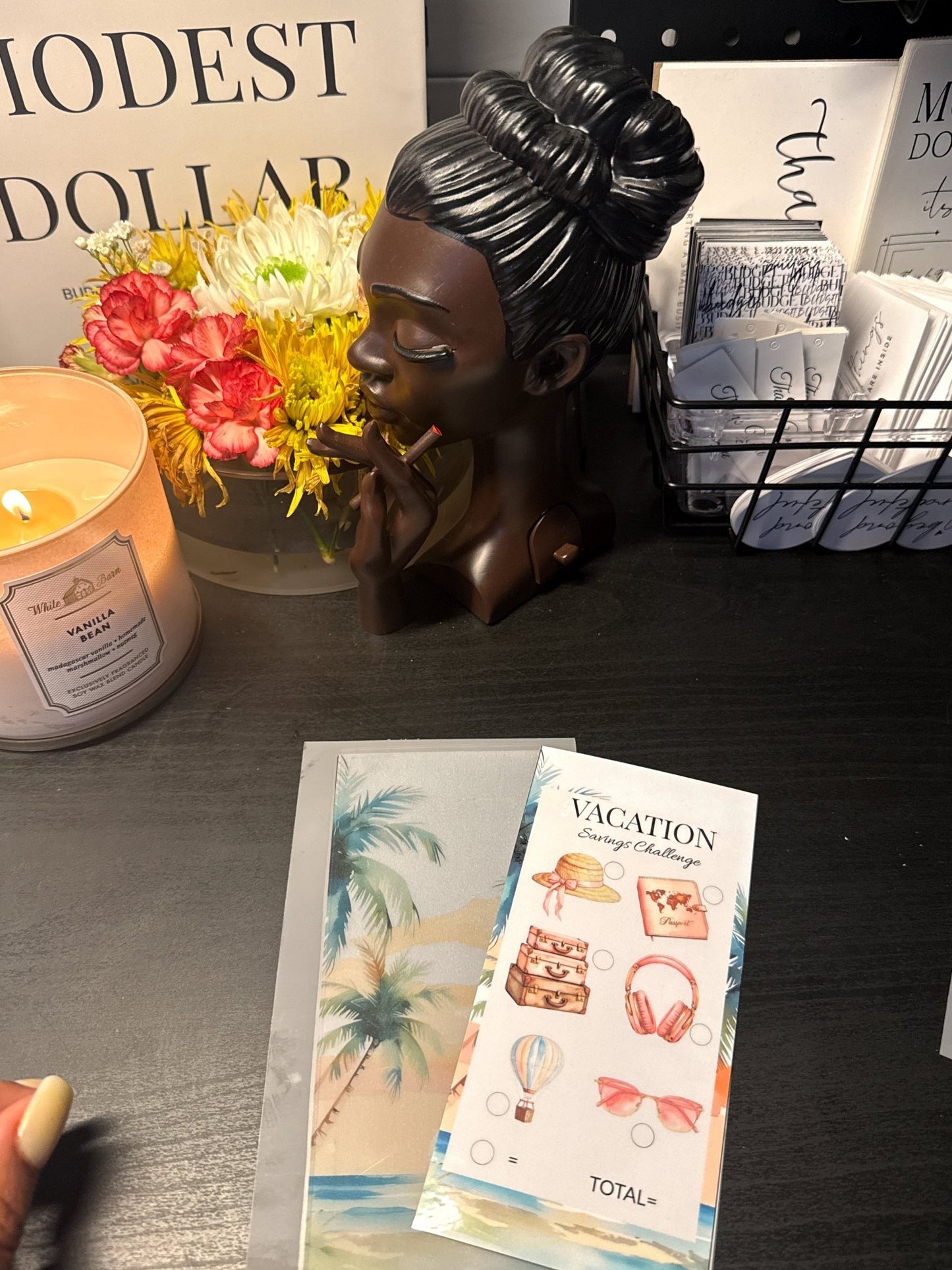 Vacation Savings Challenge- individual Tracker or Duo - ModestDollarCo