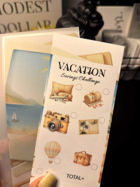 Vacation Savings Tracker - Blue