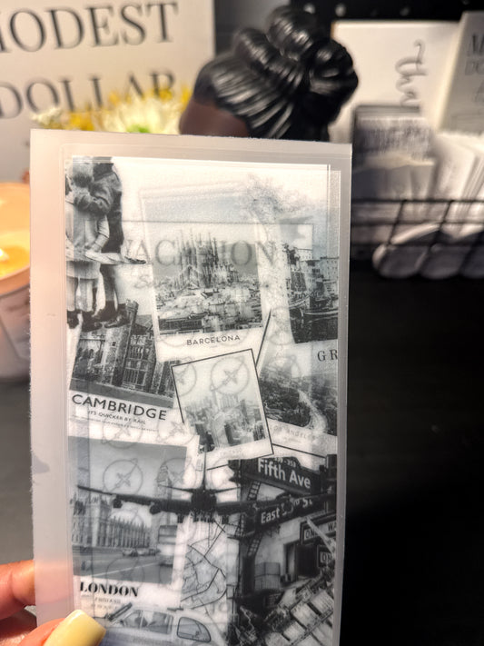 Vacation Savings Tracker - Black