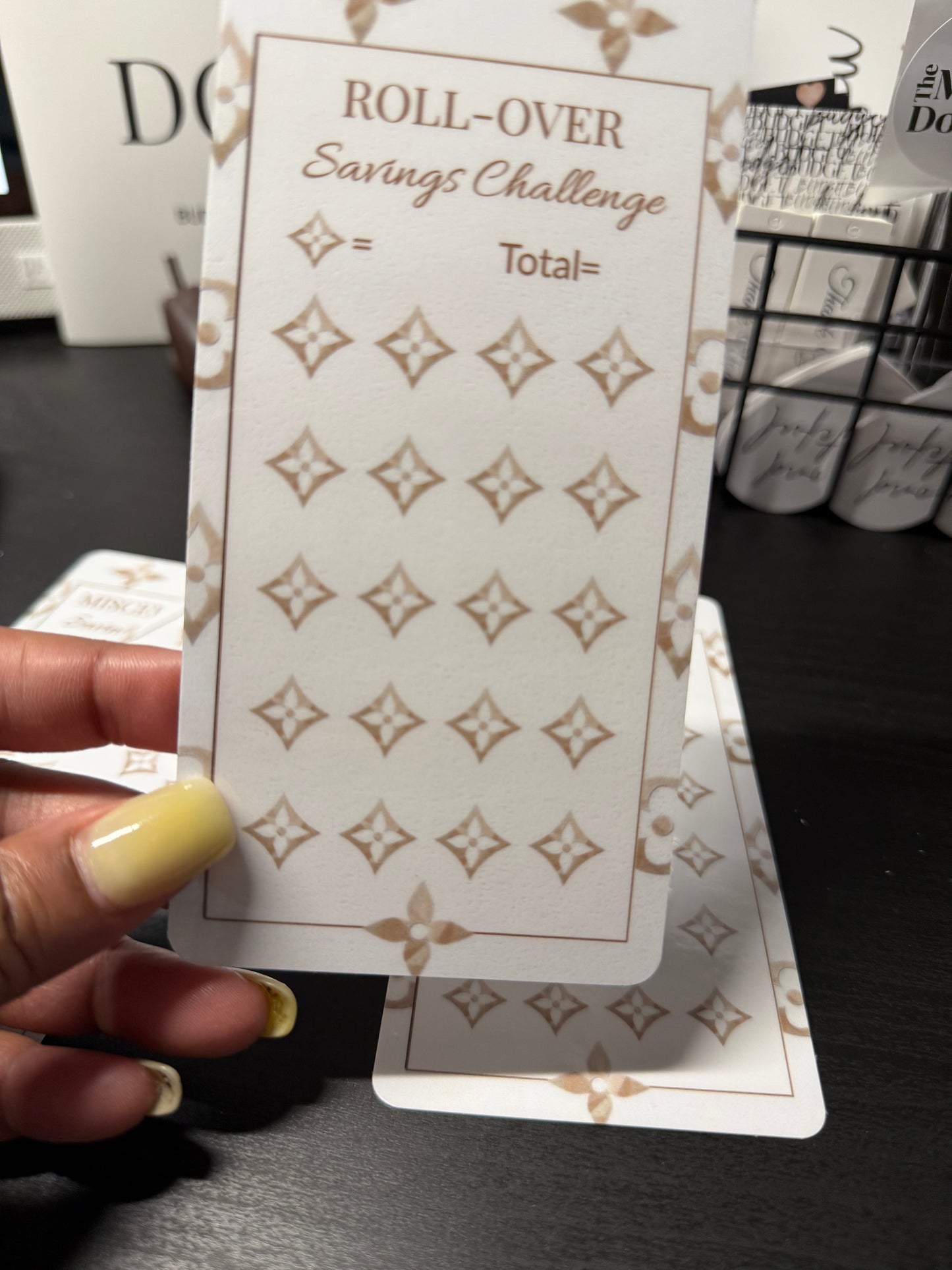 Luxe Savings Challenge – Blank Amounts with Custom Labels