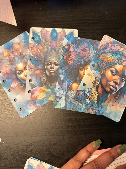 Black Girl Magic — Linen Print Dashboard Set (4 Designs)