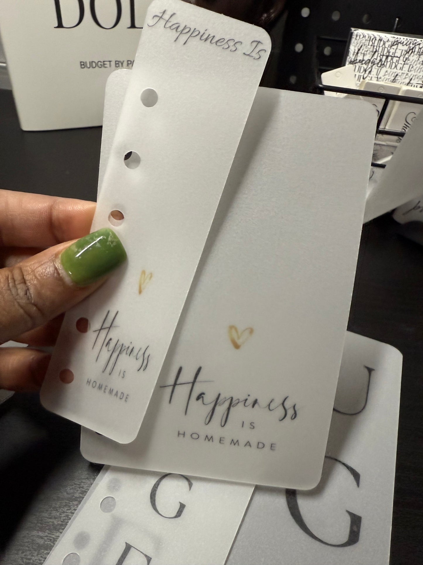 Happiness Is-Dashboard/Bookmark Duo