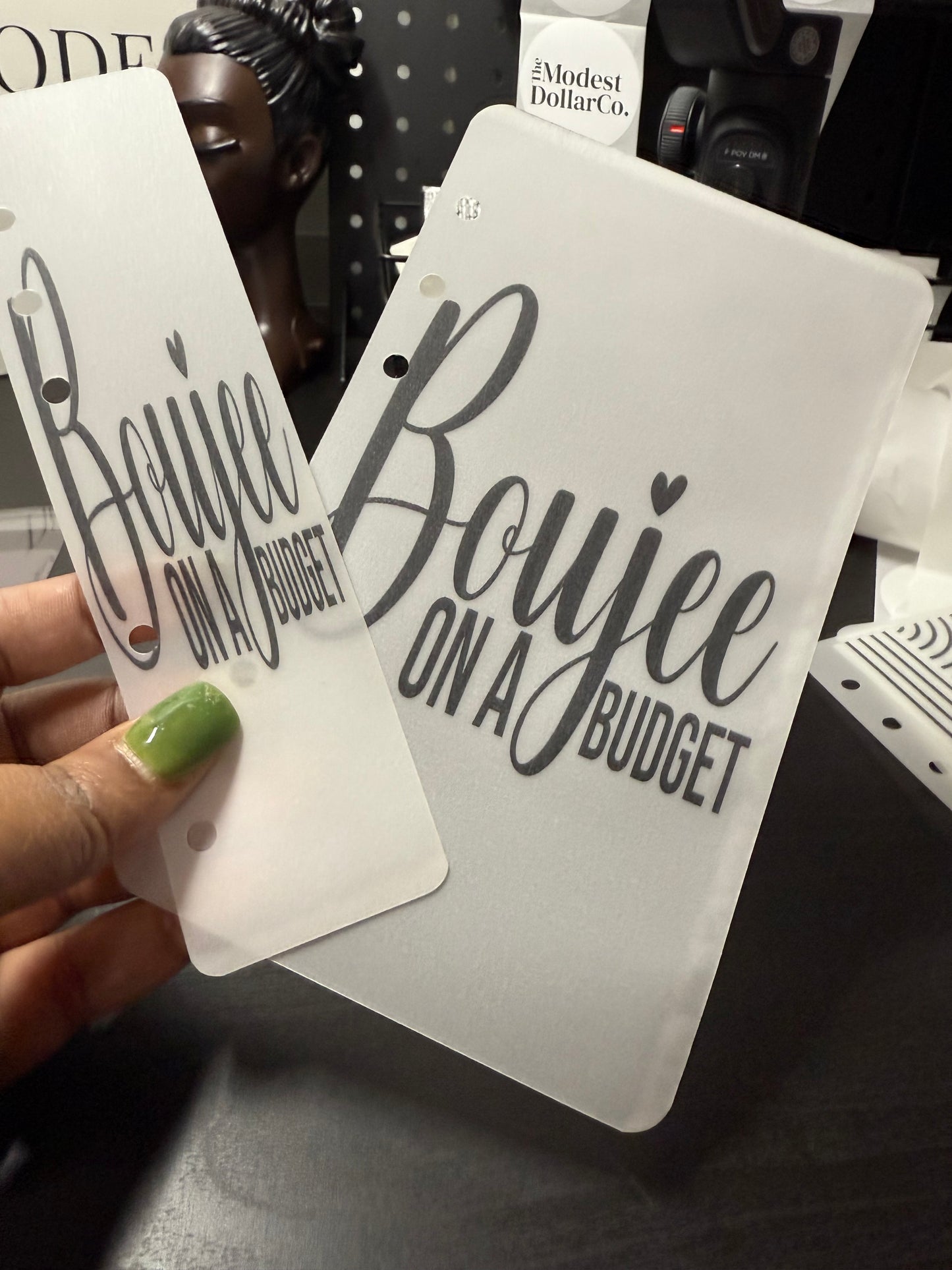 Boujee on A Budget Dashboard/Bookmark Duo