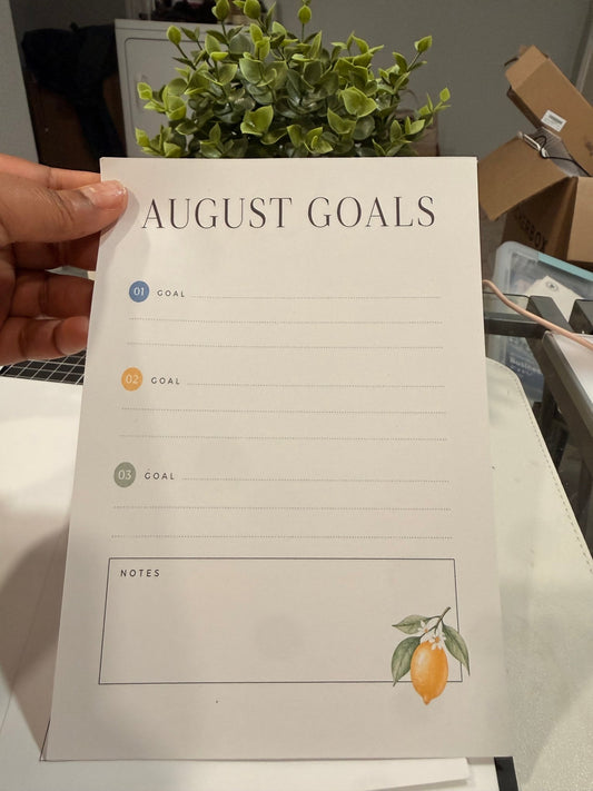 A5 August Monthly Planner Insert Bundle - ModestDollarCo