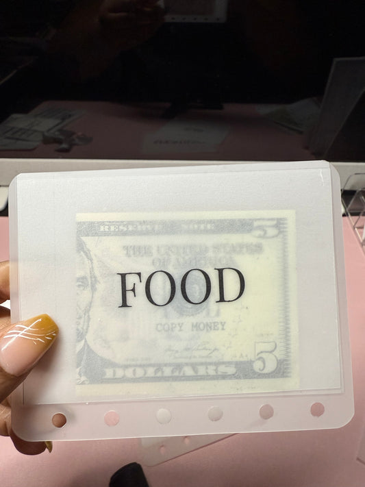 Minimalist Matte Vellum Cash Envelopes – A7 Size