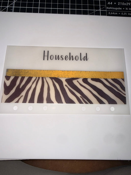 Untamed Collection | Single Custom Cash Envelope | A6 Personal - ModestDollarCo