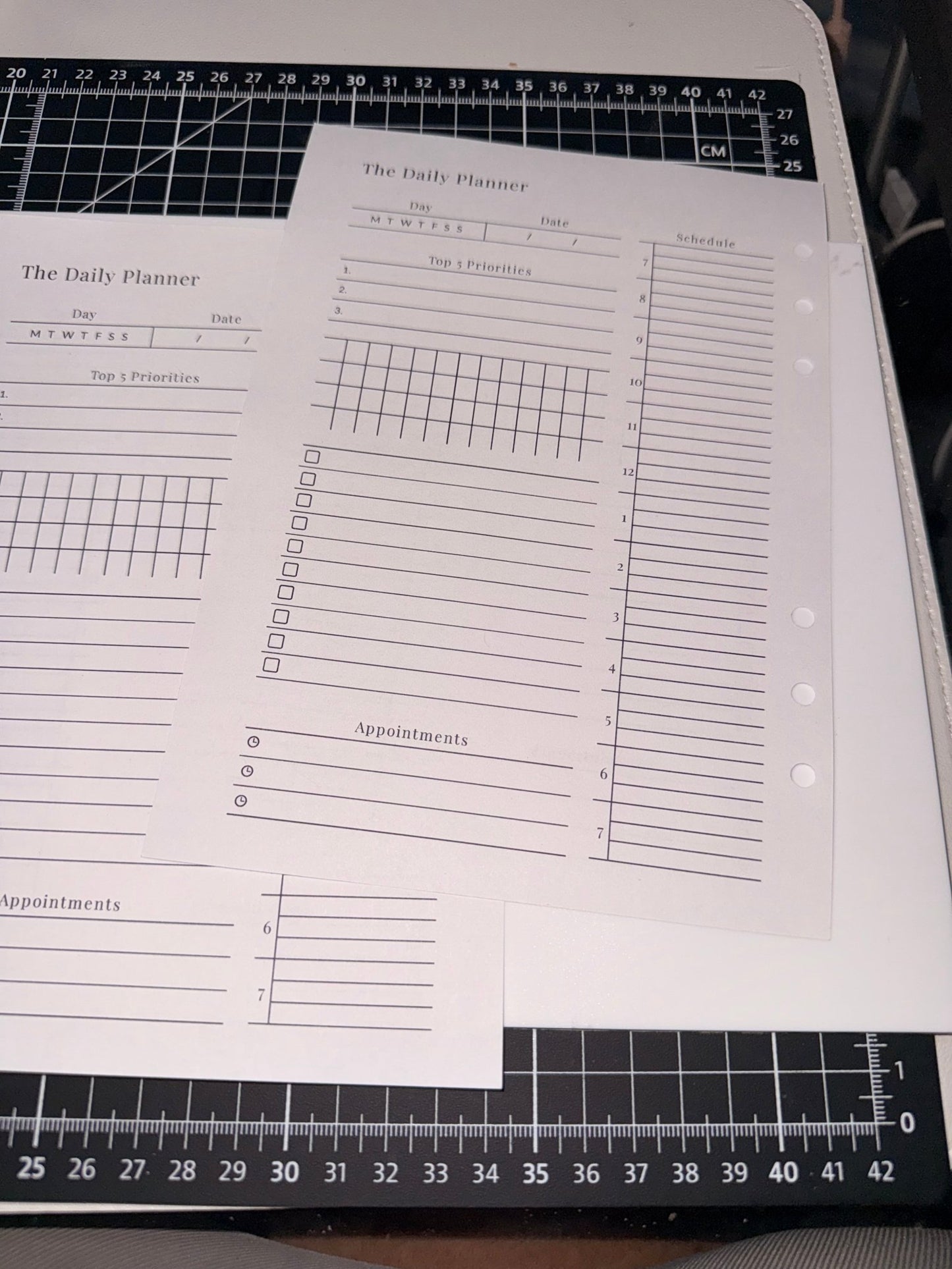 A5 Daily Planner Inserts | Undated Daily Planner Refill - ModestDollarCo