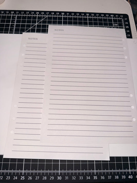 A5 Lined Notes Inserts | Premium Planner Refill - ModestDollarCo