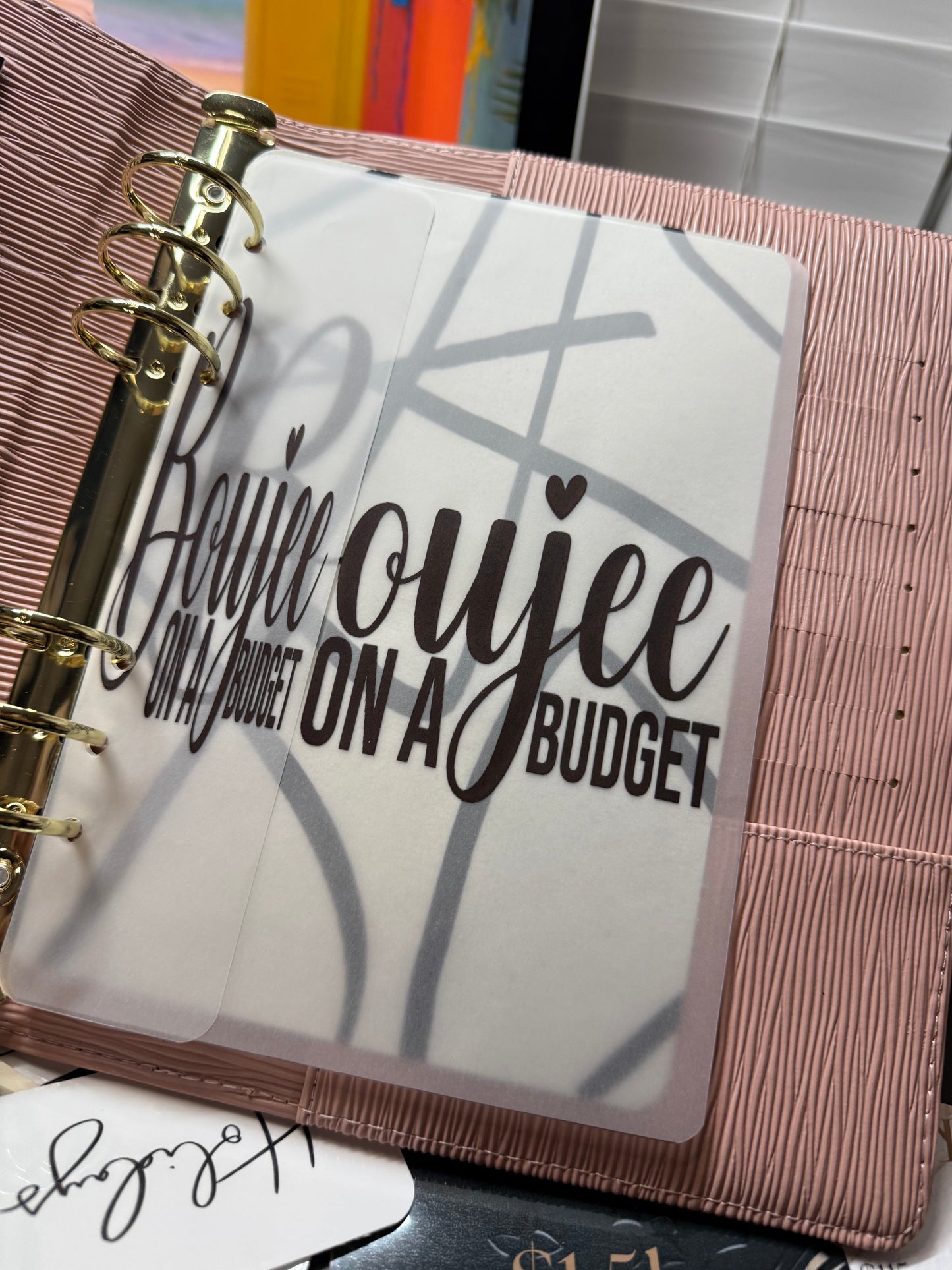 Boujee on A Budget Dashboard/Bookmark Duo