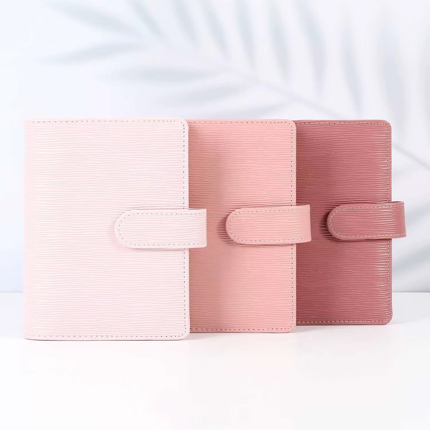 A6 Halo Gold Saffiano Binder – Gold Ring Edition