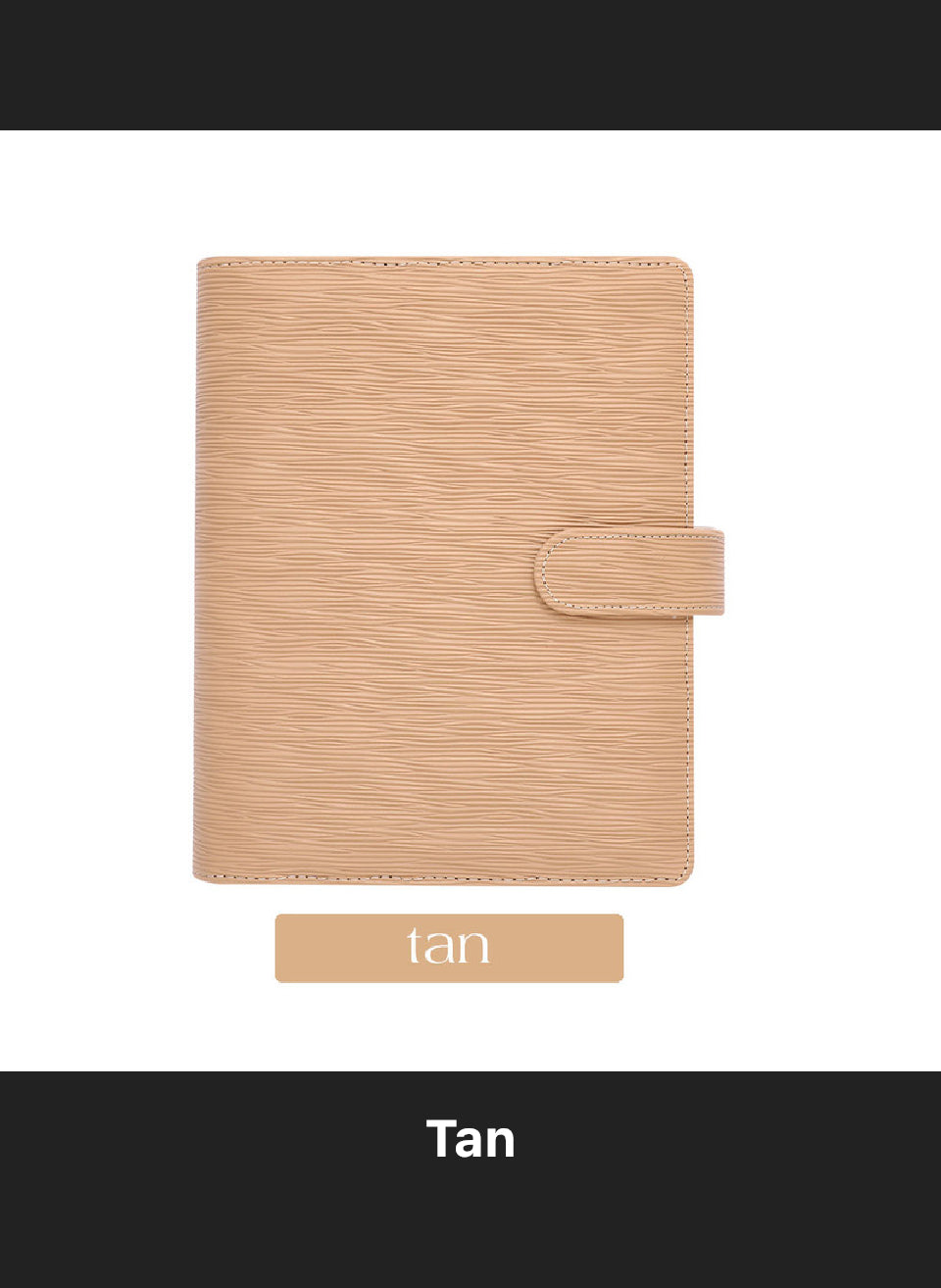 A5 Halo Gold Saffiano Binder – Gold Ring Edition (Copy)