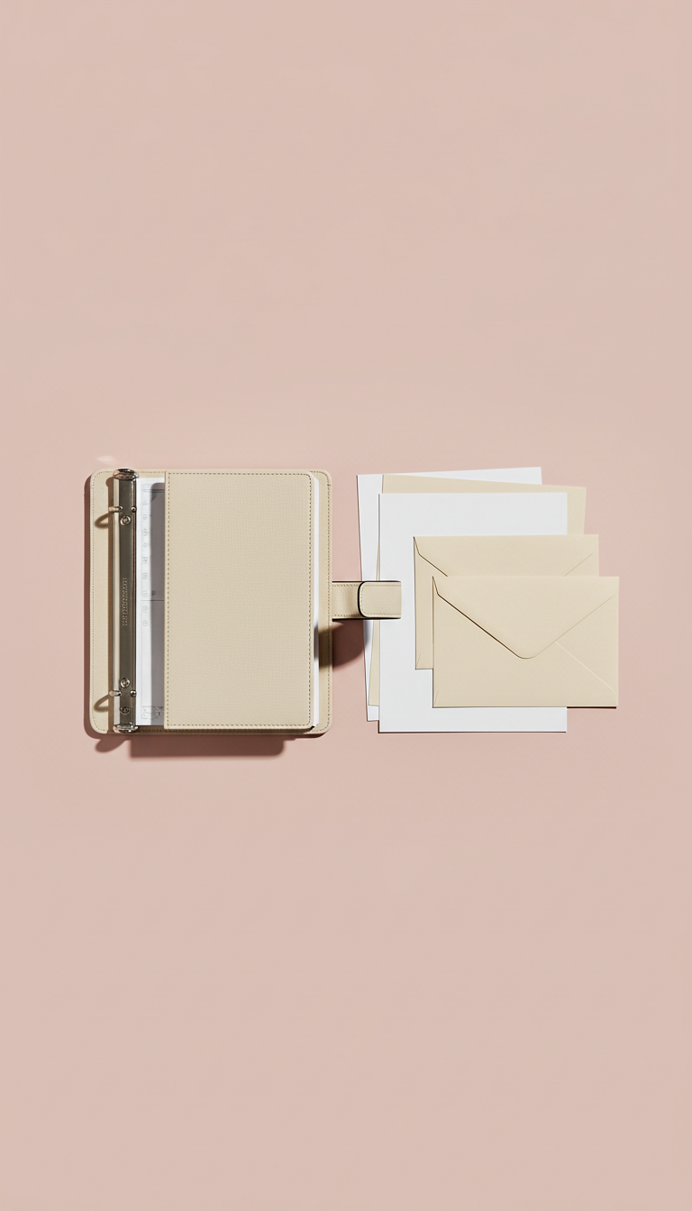 Champagne Cream Planner Inserts