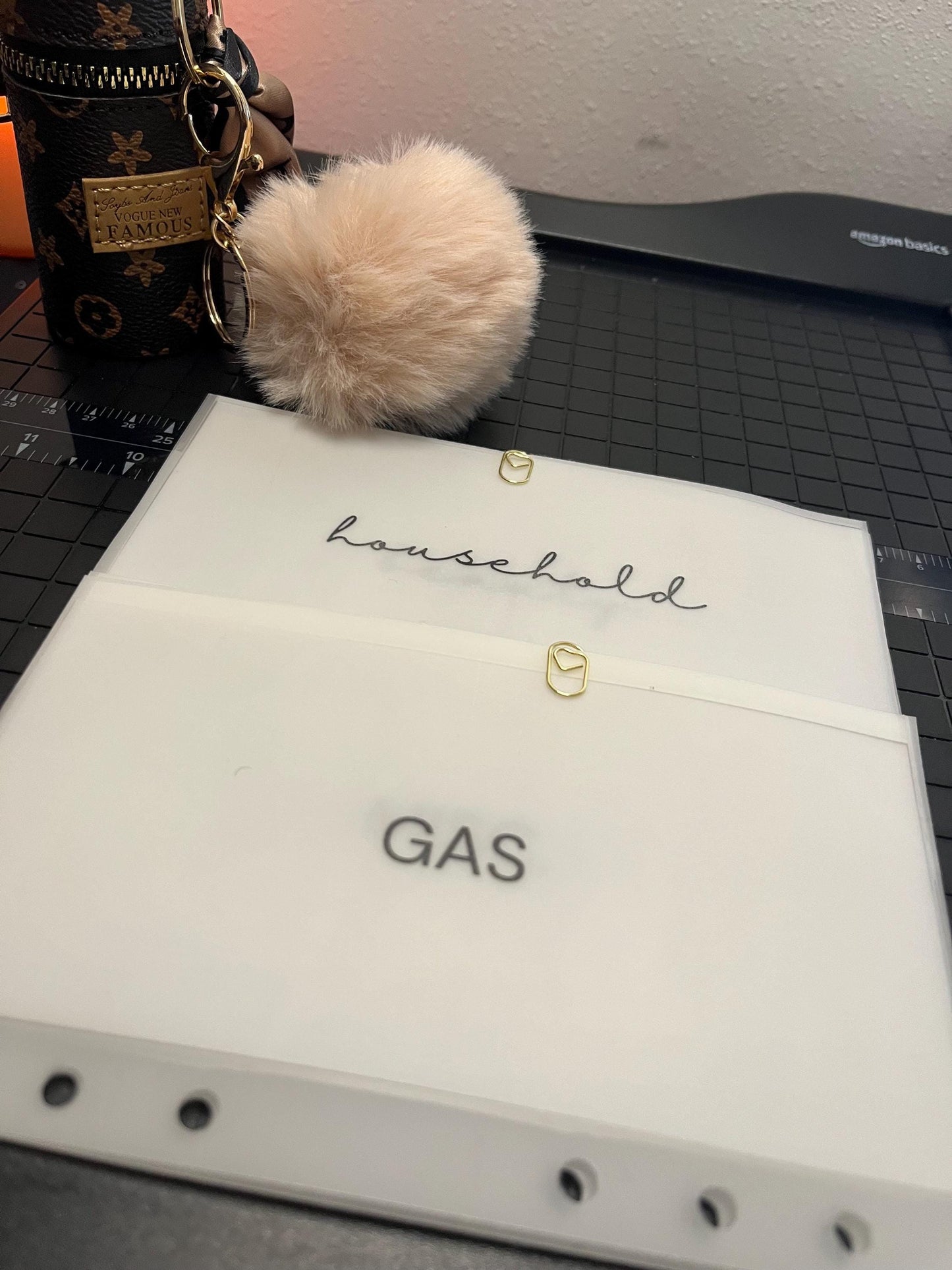 Minimalist Matte Vellum Cash Envelopes-A7 size
