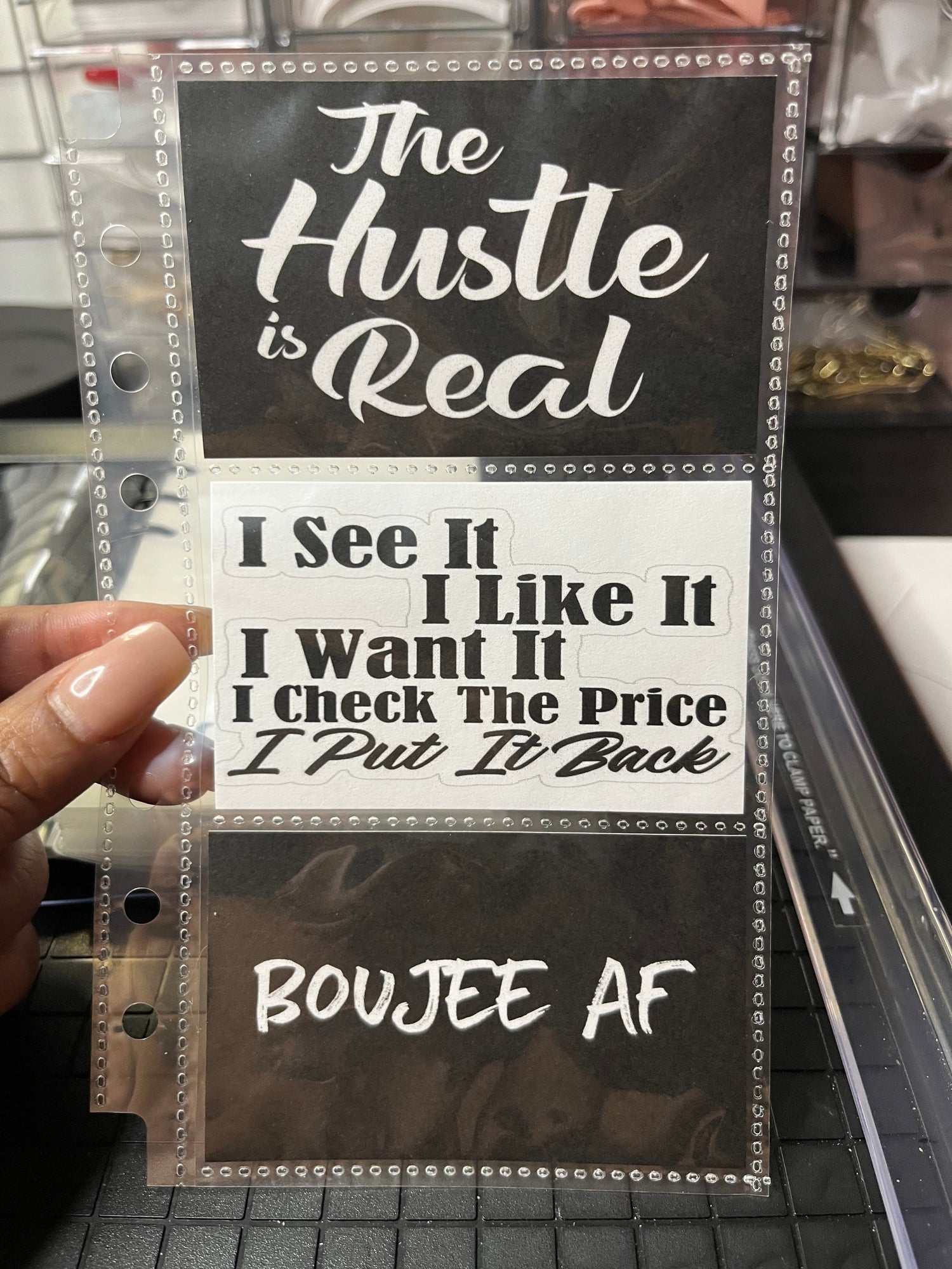 Binder Decor Cards