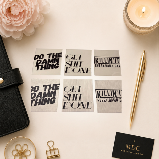 Quote Cards| Decor  Card Set | Choose Your Style| (3 Pack)