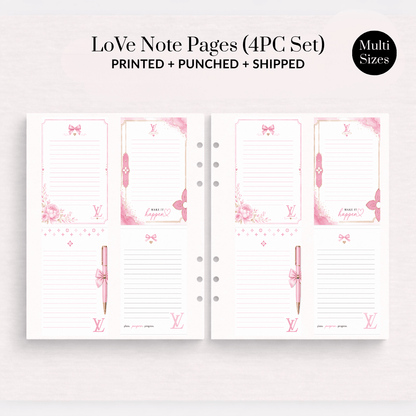 The LoVe Set Vol. 1 | Luxury-Inspired Note Paper - ModestDollarCo