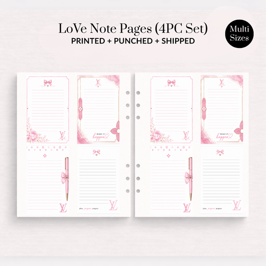 The LoVe Set Vol. 1 | Luxury-Inspired Note Paper - ModestDollarCo