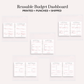 Reusable Budget Inserts A5 | Paycheck Planning, Cash Stuffing & Tracker Collection