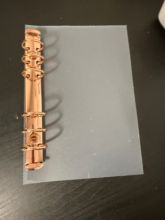Coach Notebook Ring Conversion Inserts – A6 Personal Size | Gold, Rose Gold & Silver Rings