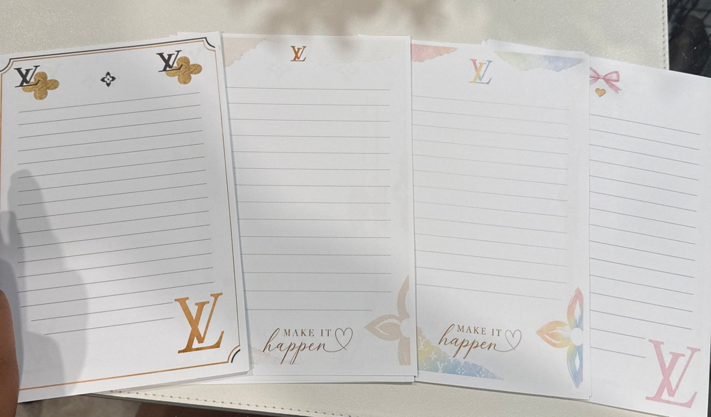 The LoVe Set Vol. 1 | Luxury-Inspired Note Paper - ModestDollarCo