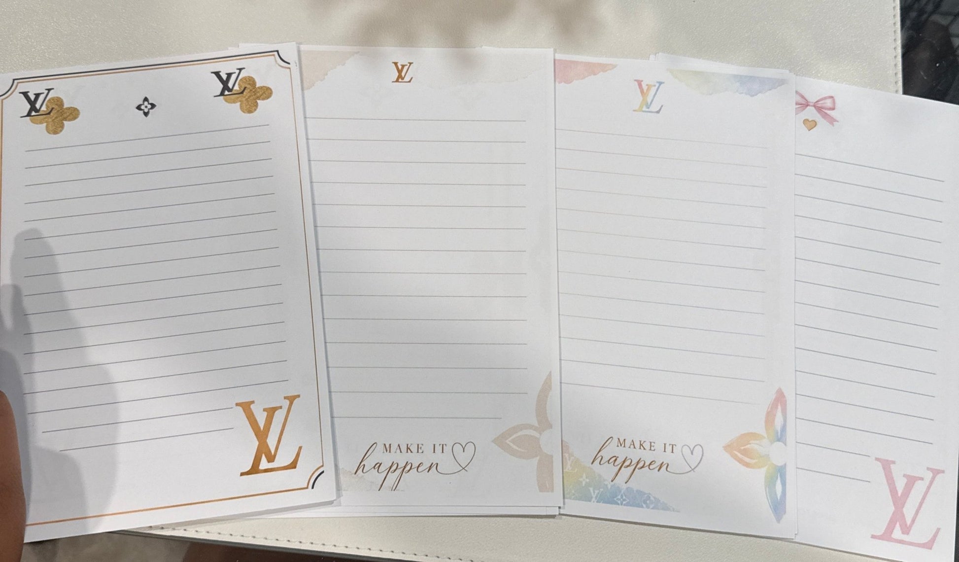 The LoVe Set Vol. 1 | Luxury-Inspired Note Paper - ModestDollarCo