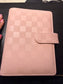 The Harlow | Textured Checkered A6 Personal Budget Binder