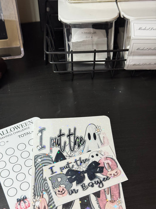 Halloween Savings Challenge Set- pink