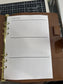 Graph Paper Inserts A5 | Premium Planner Refill