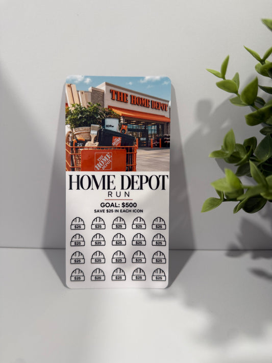 Home Depot Savings Challenge