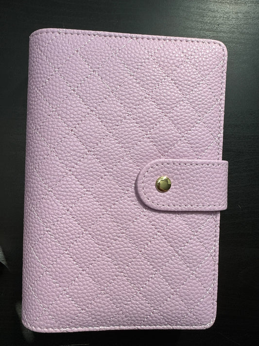 The Harmony– A6 Budget Binder | Gold Rings | Quilted Ring Binder