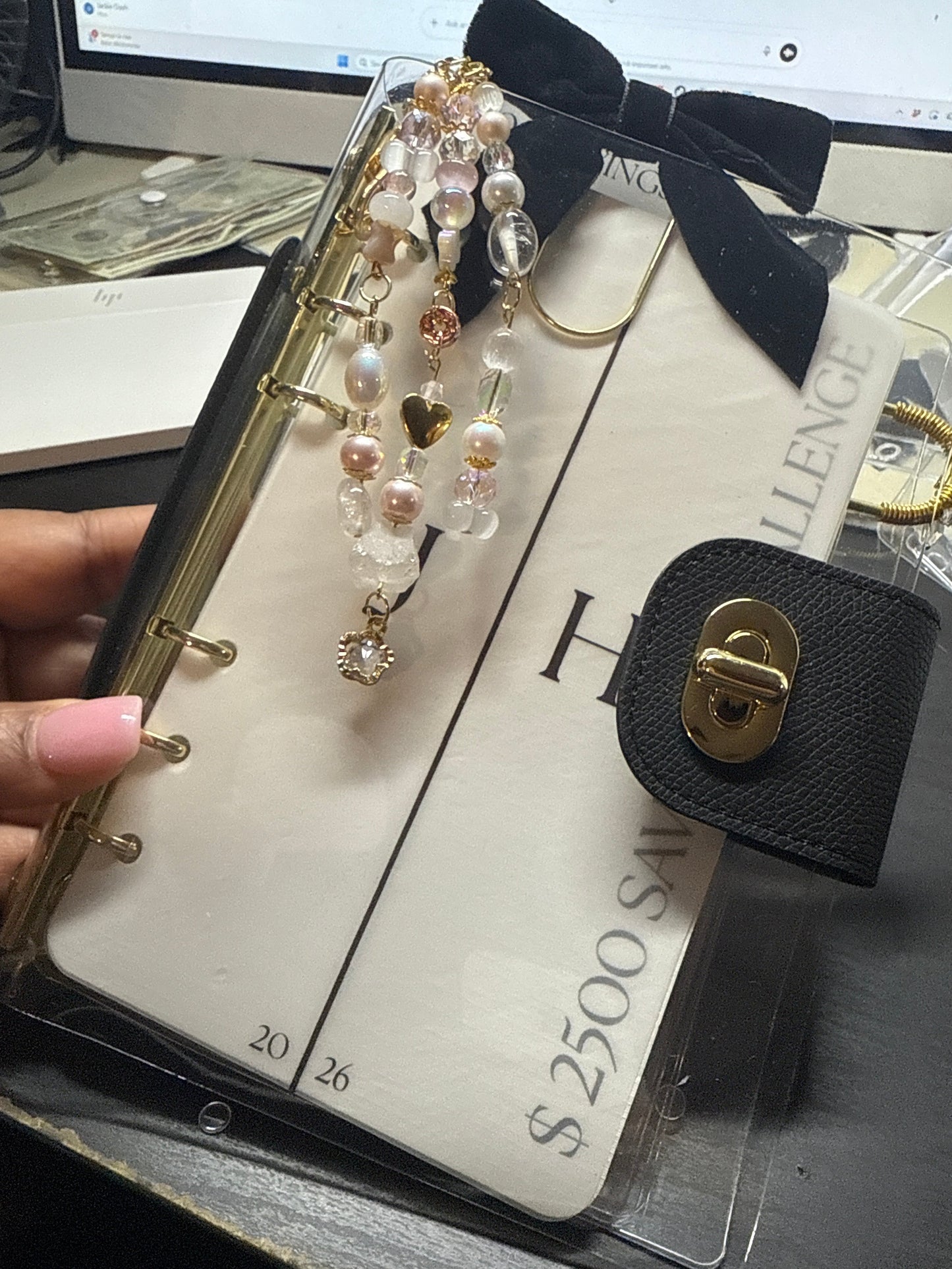 $2,500 Savings Challenge Collection – A6 Personal Savings Trackers, Bookmarks & Envelopes | Modest Dollar Co.