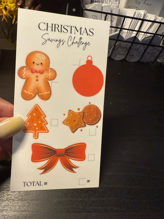 Christmas Savings Challenge