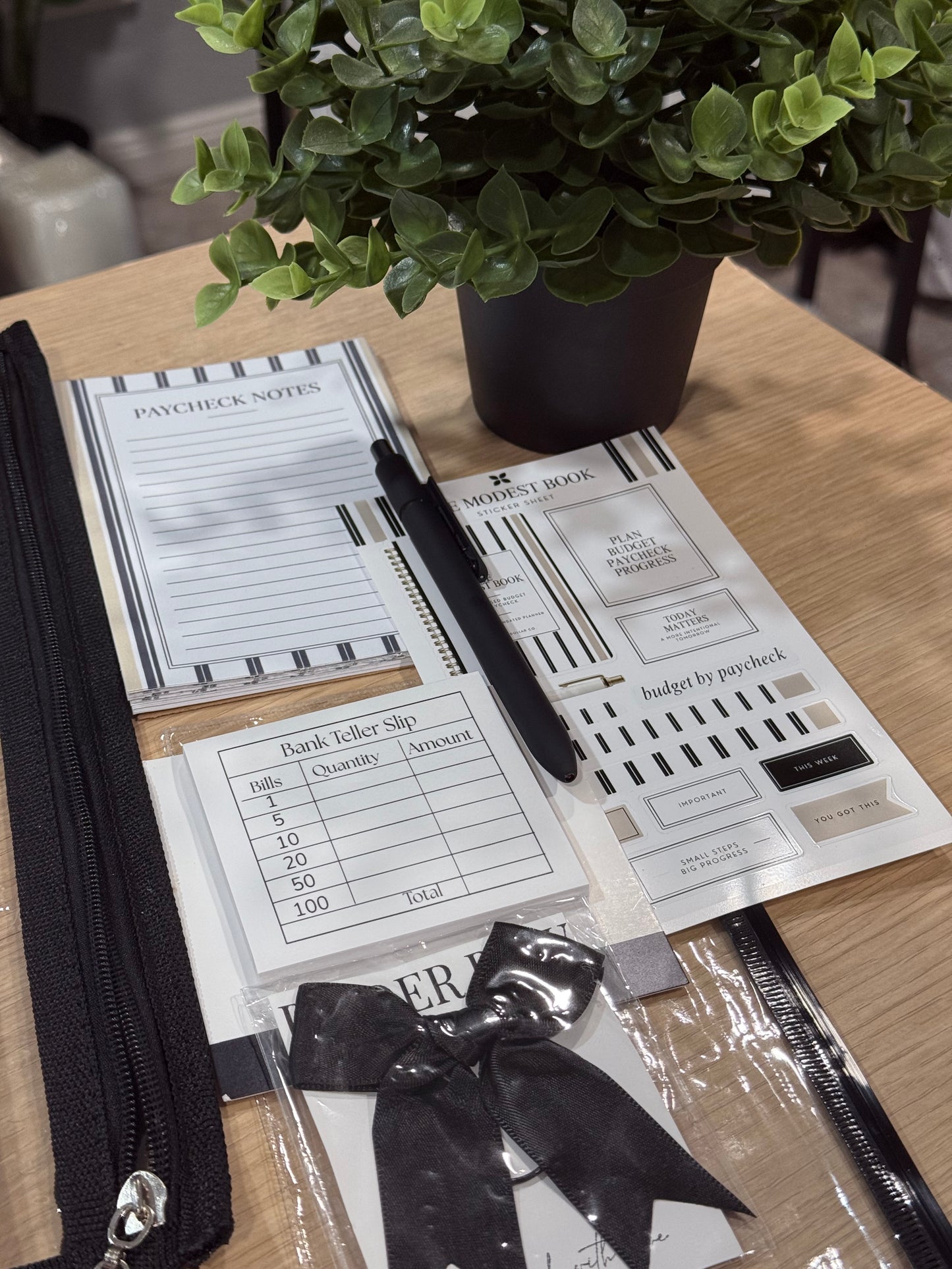 The Modest Book | 6-Month Budget Planner