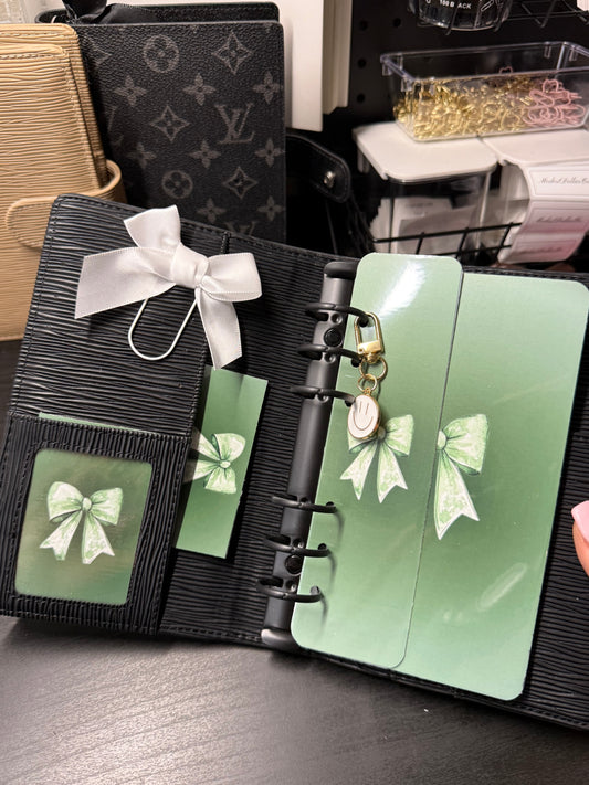 Bow Dashboard/Bookmark Duo- Green